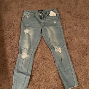size 10 ripped jeans